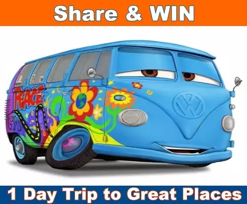Share and WIN a Free 1-Day Trip